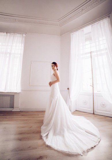 Свадебное платье Эсоланж-V45010 - Свадебный салон Vesna