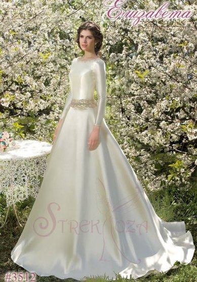 Свадебное платье Елизавета-A45708 - Свадебный салон ALEDA (Гороховая 64)