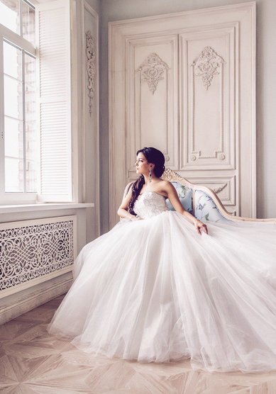 Свадебное платье Елизавета-V46077 - Свадебный салон Vesna