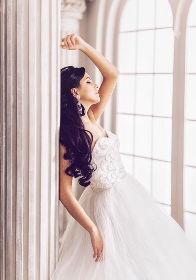 Свадебное платье Елизавета-V46077 - Свадебный салон Vesna