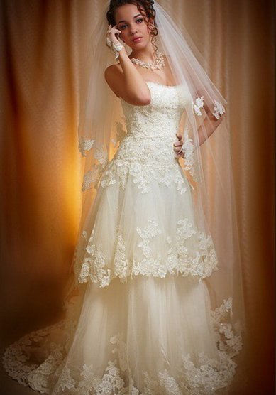 Свадебное платье Анита-A47943 - Свадебный салон ALEDA (Гороховая 64)