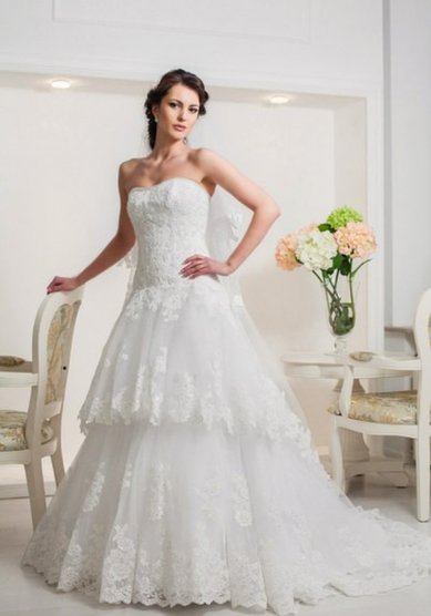 Свадебное платье Анита-A47943 - Свадебный салон ALEDA (Гороховая 64)