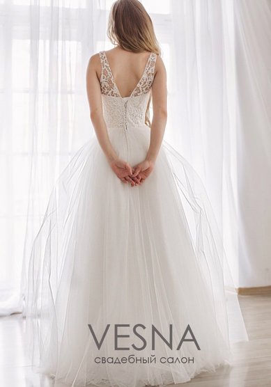 Свадебное платье Зельда-V49721 - Свадебный салон Vesna
