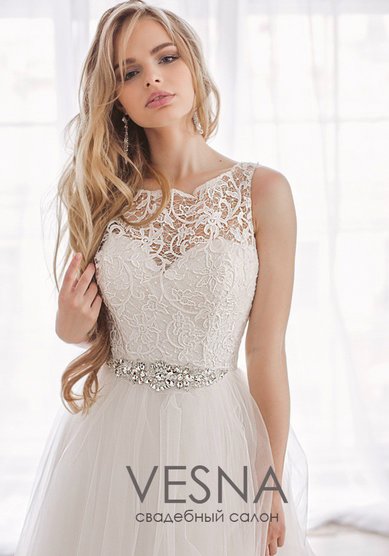 Свадебное платье Зельда-V49721 - Свадебный салон Vesna