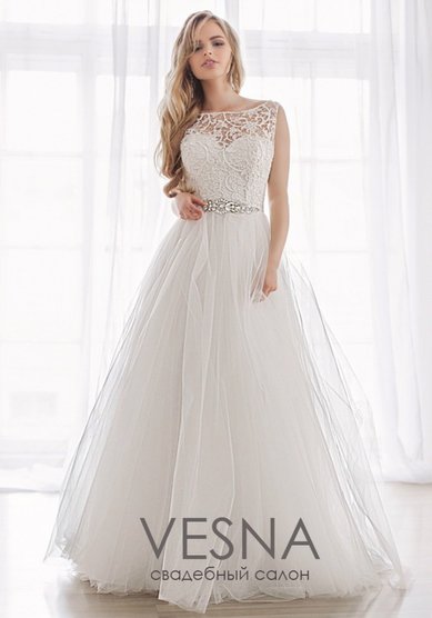 Свадебное платье Зельда-V49721 - Свадебный салон Vesna