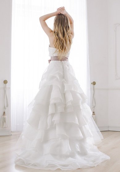 Свадебное платье Обрайд Вайт-V49728 - Свадебный салон Vesna