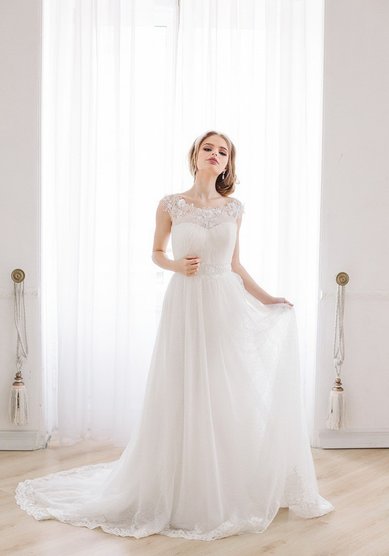 Свадебное платье Поли-V50874 - Свадебный салон Vesna