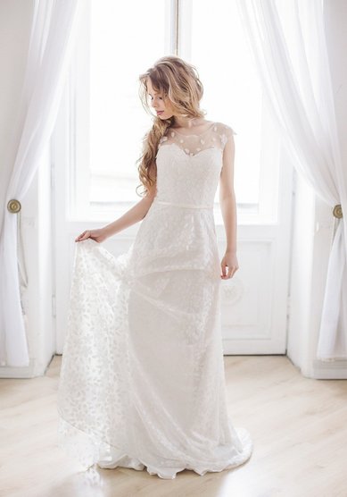 Свадебное платье Модеста-V50875 - Свадебный салон Vesna