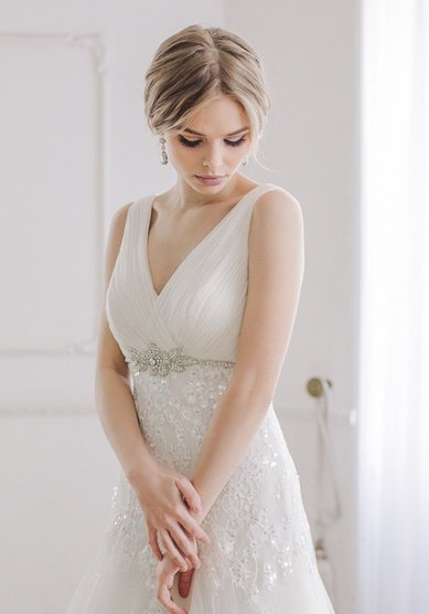 Свадебное платье Леонор-V50930 - Свадебный салон Vesna