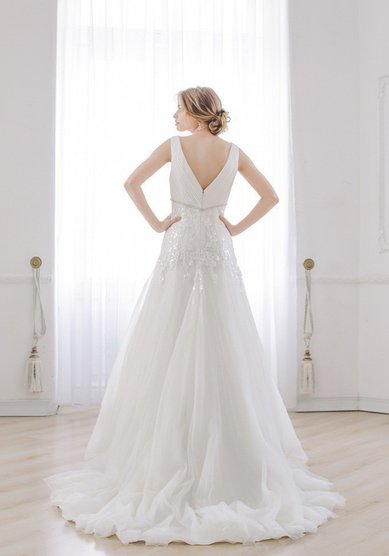 Свадебное платье Леонор-V50930 - Свадебный салон Vesna