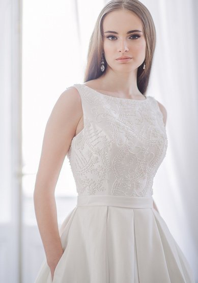 Свадебное платье Теслин-V50934 - Свадебный салон Vesna