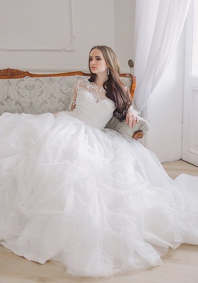 Свадебное платье Элизе-V50937 - Свадебный салон Vesna