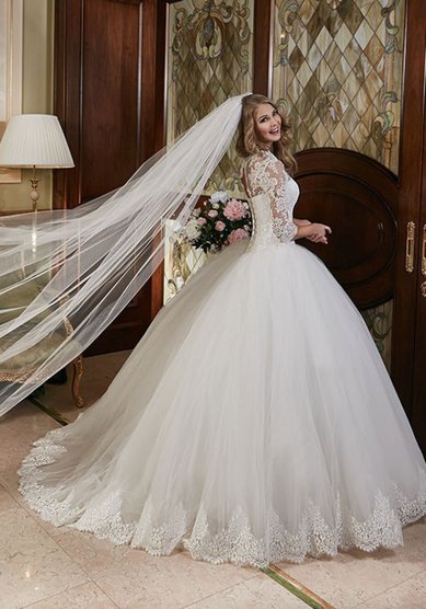 Свадебное платье Violetta-A50942 - Свадебный салон ALEDA (Гороховая 64)