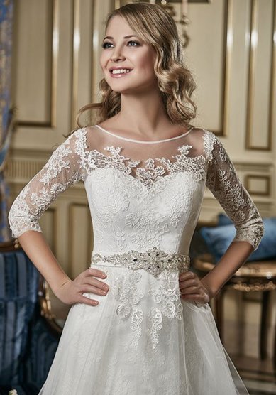 Свадебное платье Selesta-A50945 - Свадебный салон ALEDA (Гороховая 64)