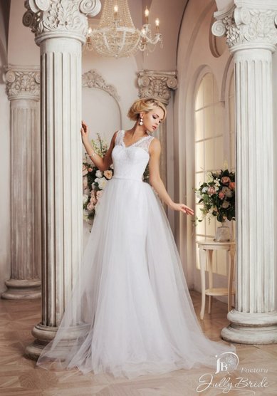 Свадебное платье Рене-J51040 - Свадебный салон Jully Bride
