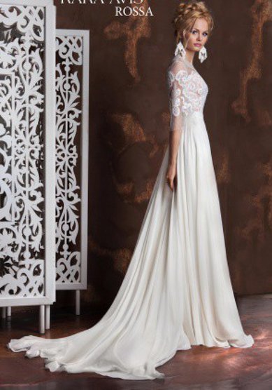 Свадебное платье Rossa-С52452 - Свадебный салон Свадьба Века