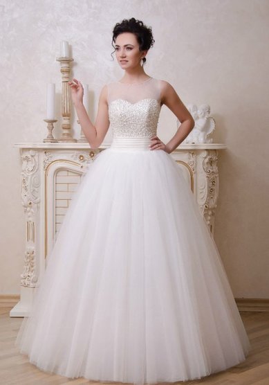 Свадебное платье Жемчуг-A52488 - Свадебный салон ALEDA (Гороховая 64)