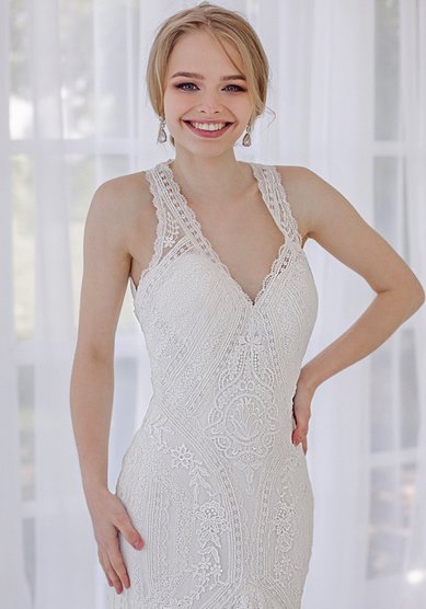 Свадебное платье Эсоланж-V52526 - Свадебный салон Vesna