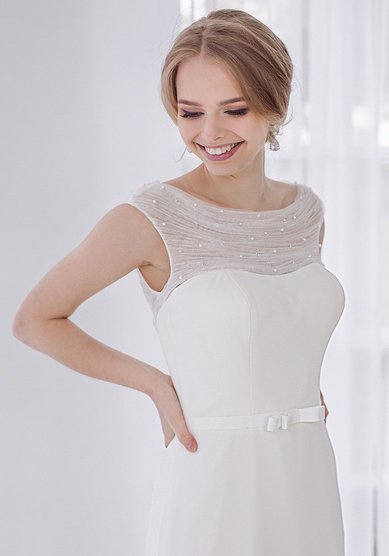 Свадебное платье Ханна-V52528 - Свадебный салон Vesna