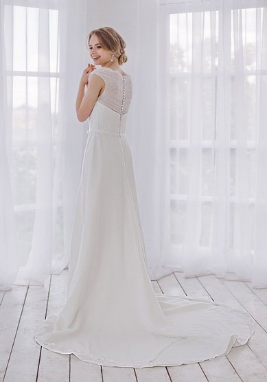 Свадебное платье Ханна-V52528 - Свадебный салон Vesna