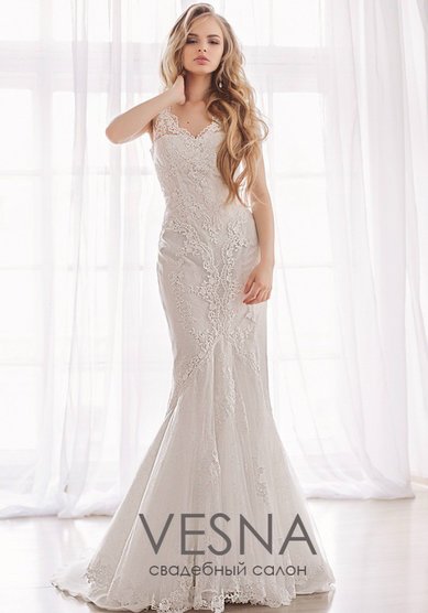 Свадебное платье Ариэль-V52568 - Свадебный салон Vesna