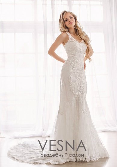 Свадебное платье Ариэль-V52568 - Свадебный салон Vesna