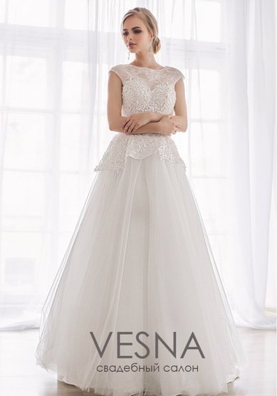Свадебное платье Эльза Лайт-V52569 - Свадебный салон Vesna