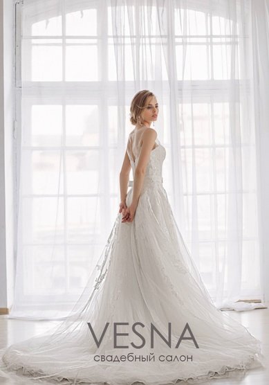 Свадебное платье Пилар-V52574 - Свадебный салон Vesna