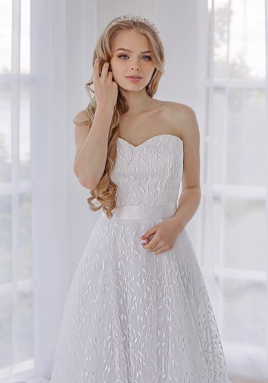 Свадебное платье Изабель Люкс-V52576 - Свадебный салон Vesna