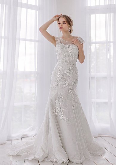 Свадебное платье Беатрикс-V52578 - Свадебный салон Vesna