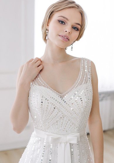 Свадебное платье Шанти-V53583 - Свадебный салон Vesna