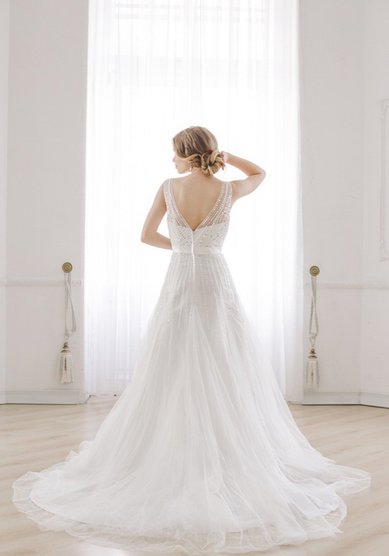 Свадебное платье Шанти-V54773 - Свадебный салон Vesna