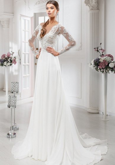 Свадебное платье Hanna-A55370 - Свадебный салон ALEDA (Гороховая 64)