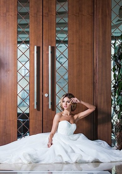 Свадебное платье Барокко-A56742 - Свадебный салон ALEDA (Гороховая 64)