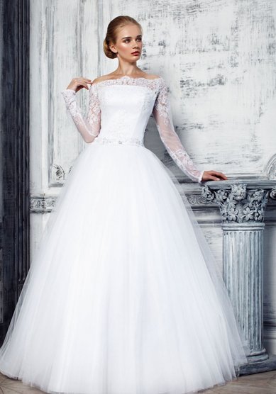 Свадебное платье Альбертина-К57839 - Салон свадебной и вечерней моды Королева