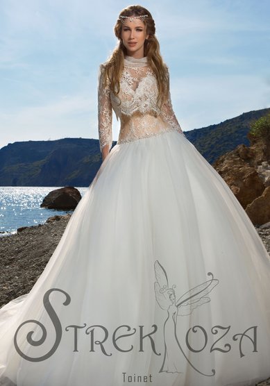 Свадебное платье Тоинет-A58383 - Свадебный салон ALEDA (Гороховая 64)