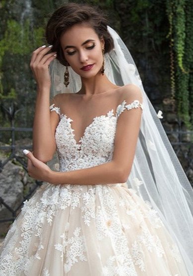 Свадебное платье Barbara-12057-J59430 - Свадебный салон Jully Bride