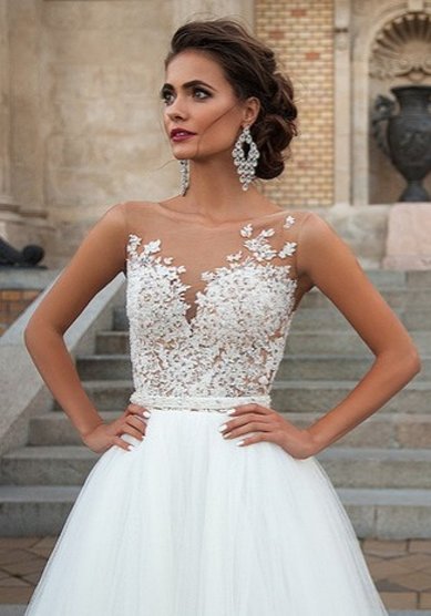 Свадебное платье Chelsi-12062-J59435 - Свадебный салон Jully Bride