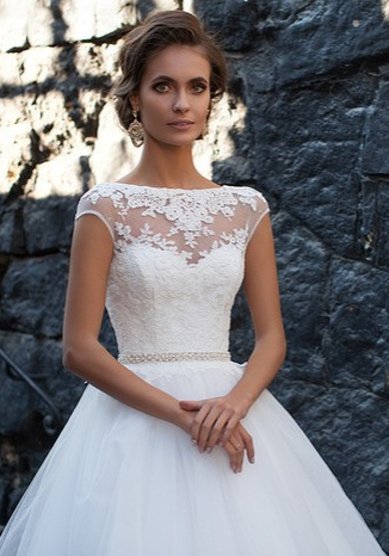 Свадебное платье Cheriz-12063-J59440 - Свадебный салон Jully Bride