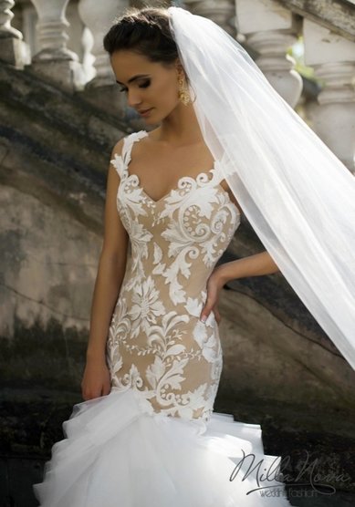 Свадебное платье Daniel-12065-J59442 - Свадебный салон Jully Bride