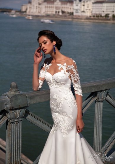 Свадебное платье Gvenet-12079-J59481 - Свадебный салон Jully Bride