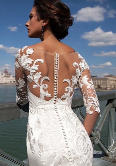 Свадебное платье Gvenet-12079-J59481 - Свадебный салон Jully Bride