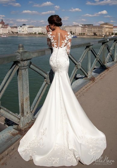 Свадебное платье Gvenet-12079-J59481 - Свадебный салон Jully Bride