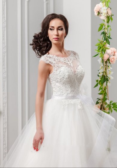 Свадебное платье 16-183-V59883 - Свадебный салон VESTA-BRIDE