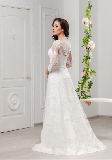 Свадебное платье Азалия-л/п-V59884 - Свадебный салон VESTA-BRIDE