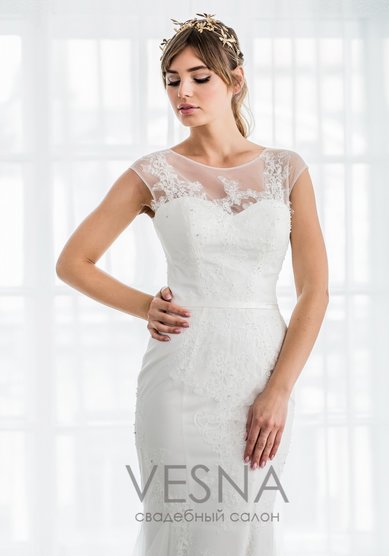 Свадебное платье Клара-V61241 - Свадебный салон Vesna