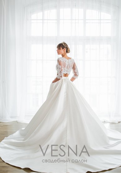 Свадебное платье Альберта-V61245 - Свадебный салон Vesna