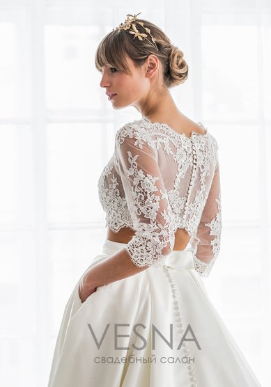 Свадебное платье Альберта-V61245 - Свадебный салон Vesna