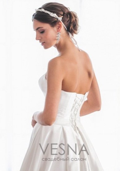 Свадебное платье Тина-V61380 - Свадебный салон Vesna