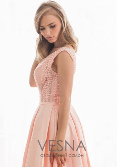 Свадебное платье Перла Роуз-V61382 - Свадебный салон Vesna